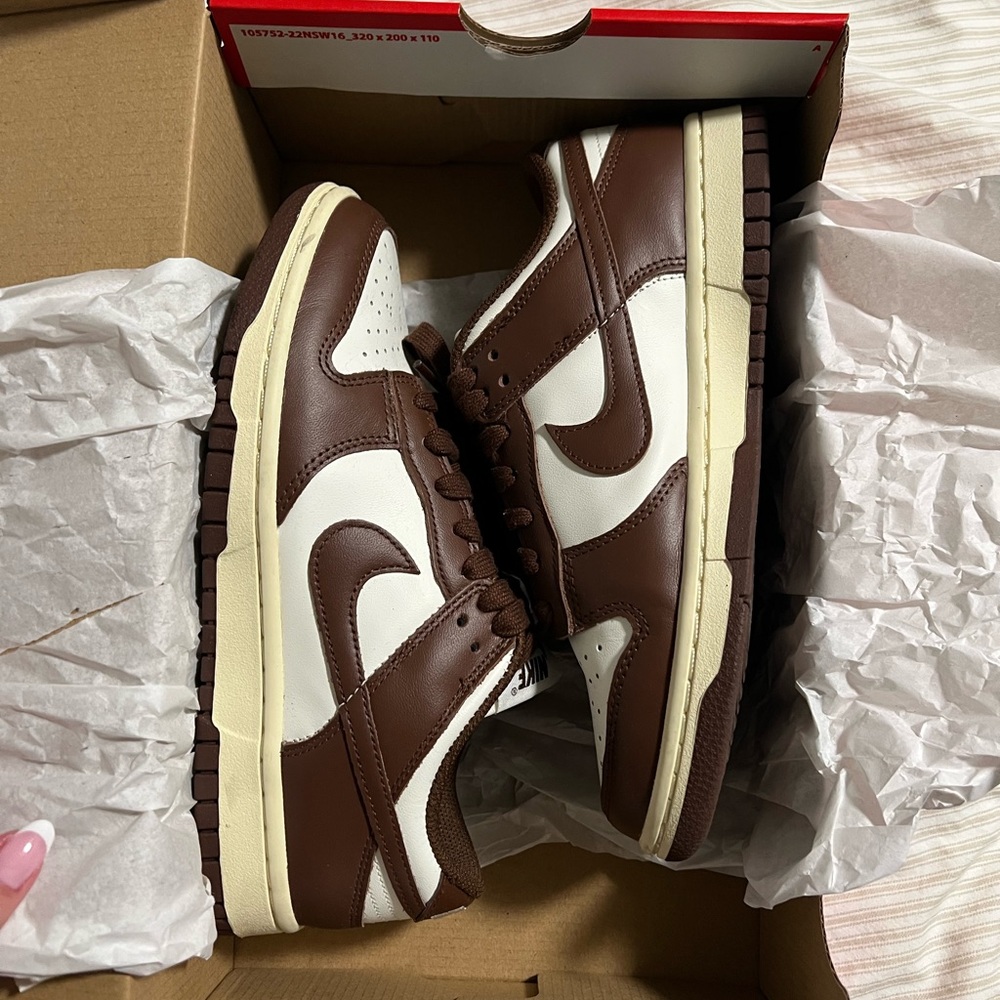 Nike Brown and Cream Sneakers